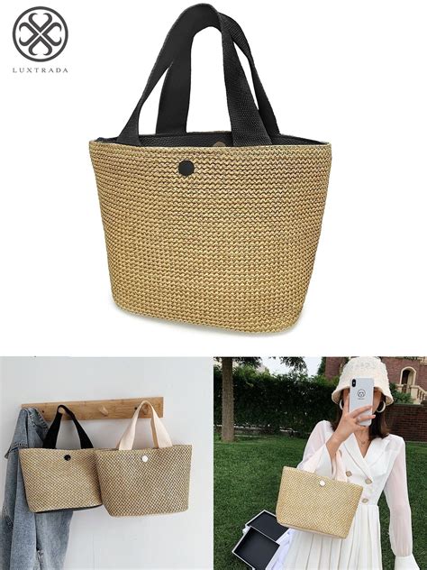 small elegant straw tote bags.